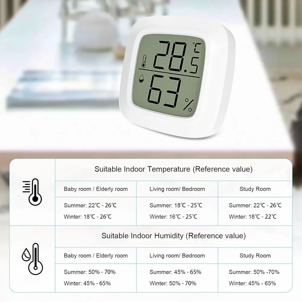  Back to products Xiaomi Miwaing Digital Humidity Moisture Meter Thermometer