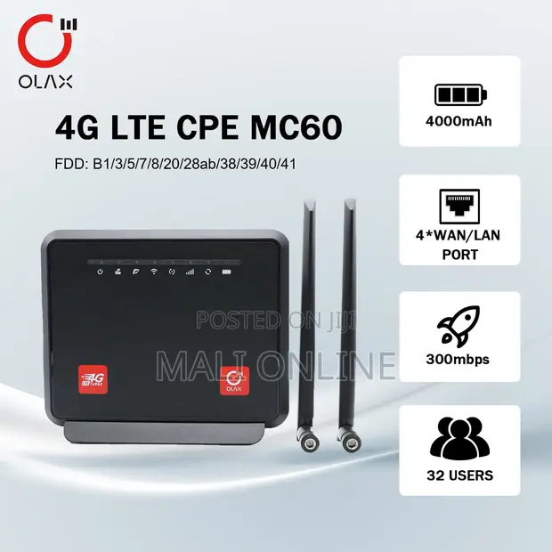 OLAX MC60 wireless wifi Router 300Mbps 4G