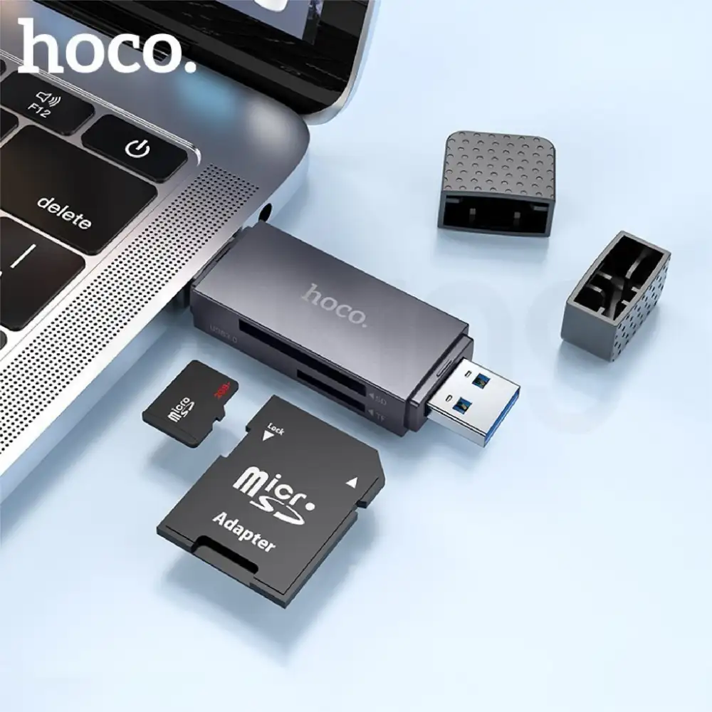 Hoco HB45 Spirit 2-in-1 USB & Type-C 2.0 Card Reader