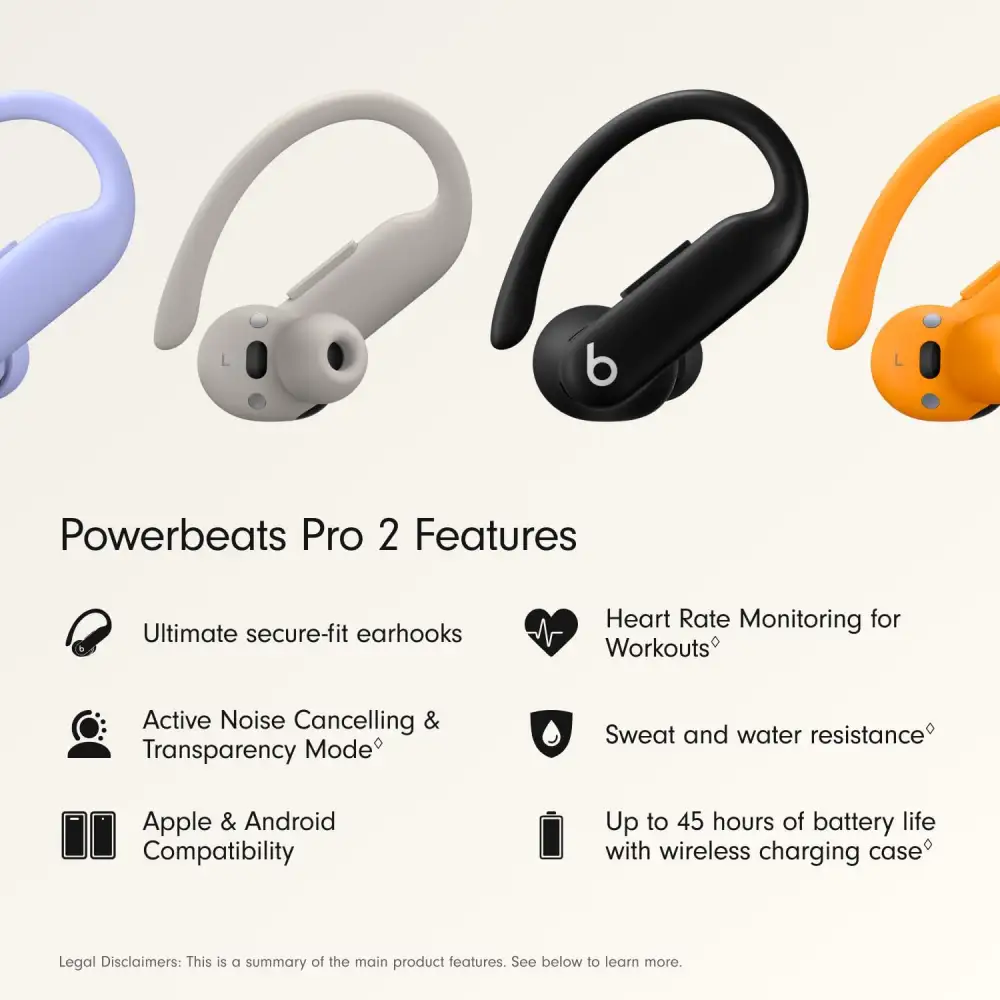Beats Powerbeats Pro 2 Wireless Sports and Running Earbuds