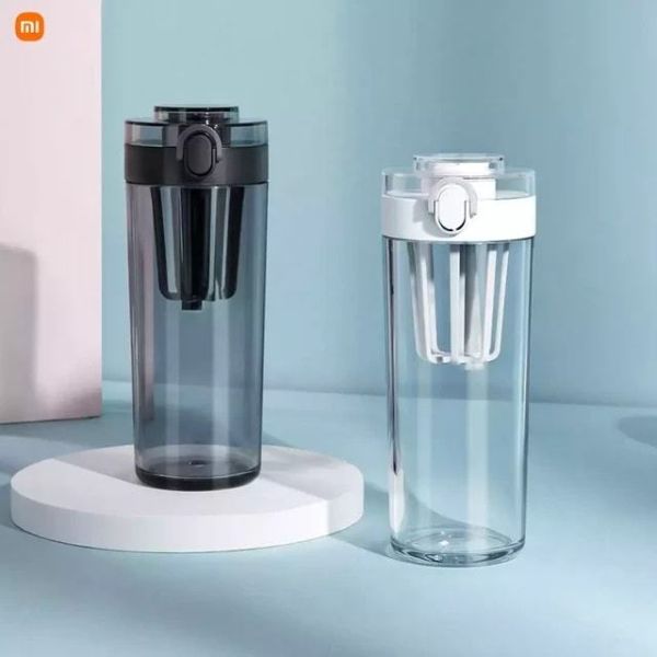 Xiaomi Mijia Tritan Water Cup Portable Leak-proof Outdoor Tour Sport shaker Drink Tritan Plastic Bottle 600ml