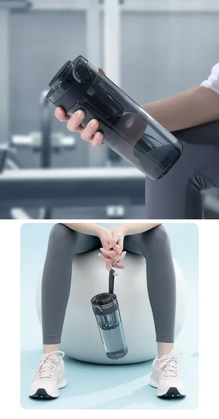 Xiaomi Mijia Tritan Water Cup Portable Leak-proof Outdoor Tour Sport shaker Drink Tritan Plastic Bottle 600ml