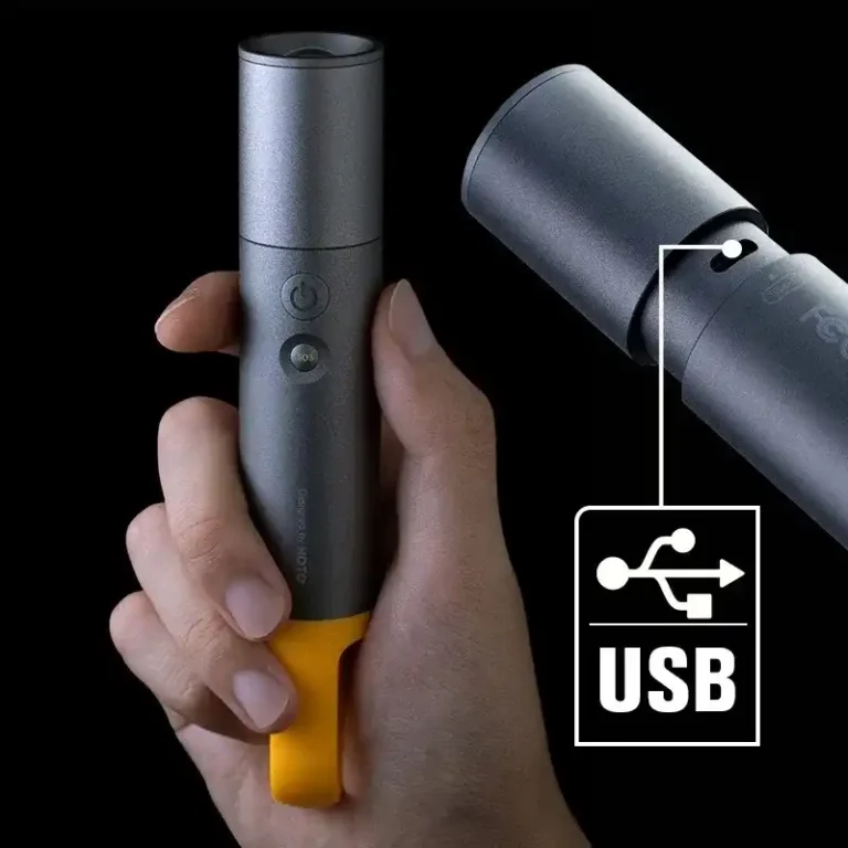 HOTO Flashlight Lite Zoomable LED USB-C Rechargeable 1000 Lumens
