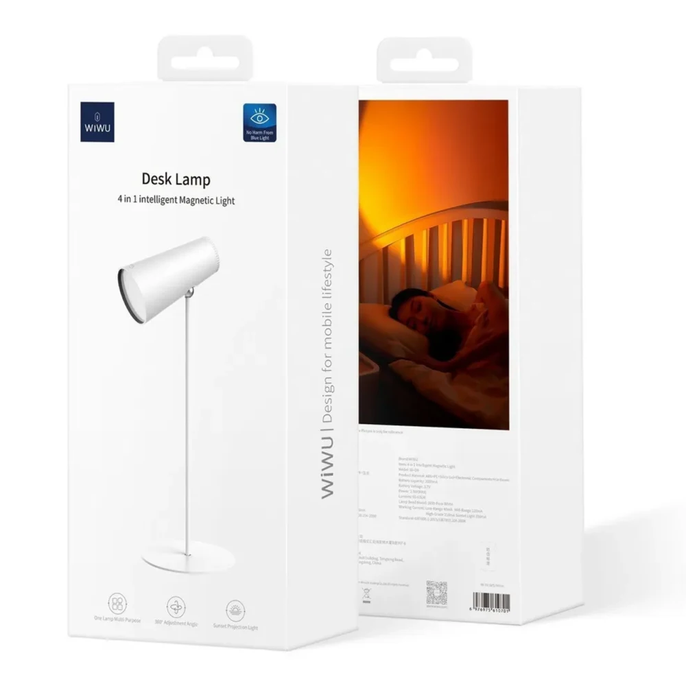 WiWU Desk Lamp 4 in 1 Intelligent Magnetic Light