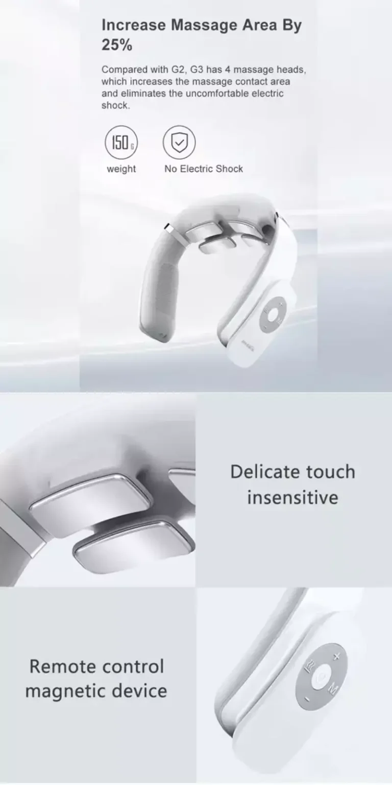 Xiaomi Jeeback G3 Electric Wireless Neck Massager TENS Pulse Relieve
