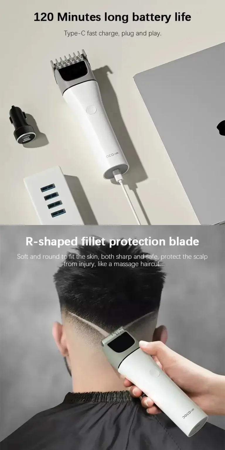 Xiaomi Youpin DOCO Fast Charging Smart Cordless Hair Trimmer