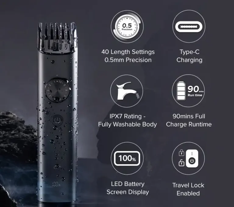 Xiaomi Mi Beard Trimmer IPX7 Waterproof for Men