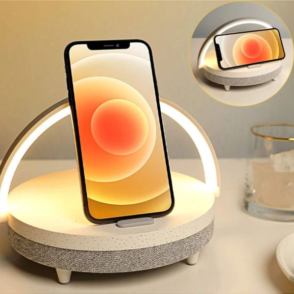 Xiaomi Ezvalo Wood Table lamp with wireless charging function and speakers (LYYD01)
