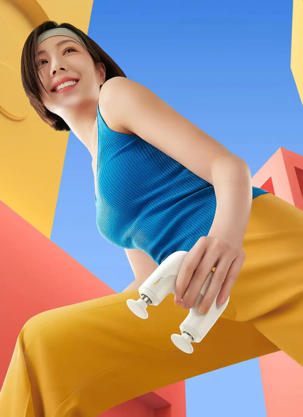 Youpin Momoda Double Head Mini Massger U type Pocket Massage Gun