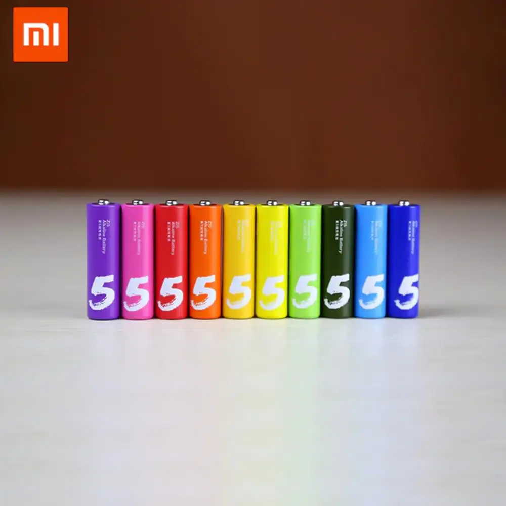 Xiaomi Z15 AA Alkaline Rainbow Heavy Duty Battery 10pcs