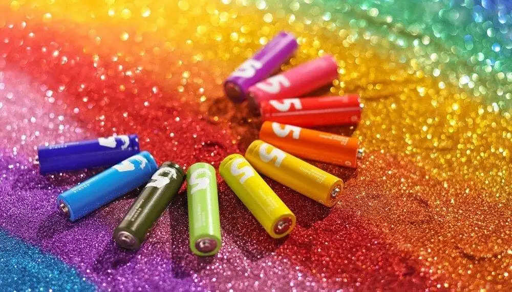 Xiaomi Z15 AA Alkaline Rainbow Heavy Duty Battery 10pcs