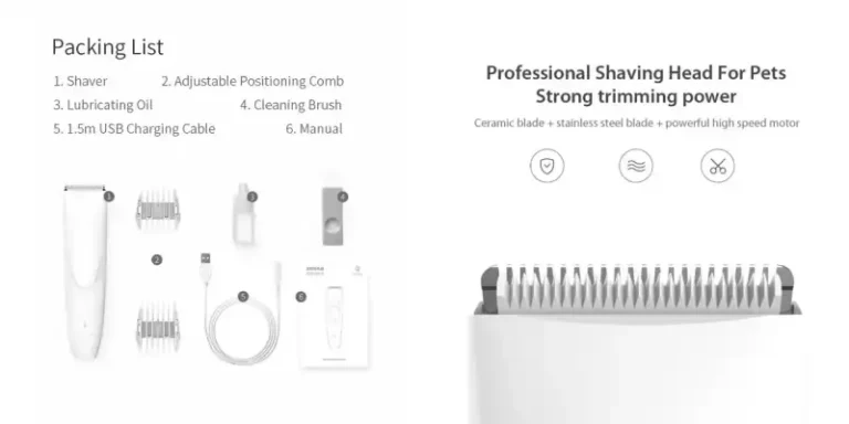 Xiaomi Mijia Pawbby Pet Shaver