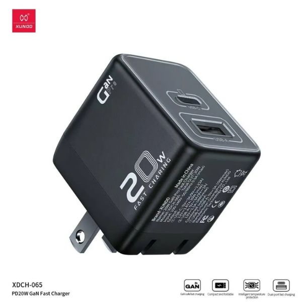 XUNDD XDCH-065 67W 45W 30W 20W GaN FAST CHARGER Power Adapter