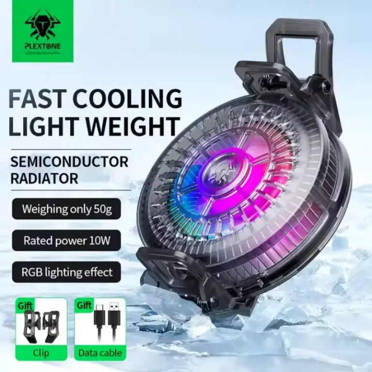 PLEXTONE UF1 RGB Magnetic Radiator Phone Cooler Cooling Fan Magnetic