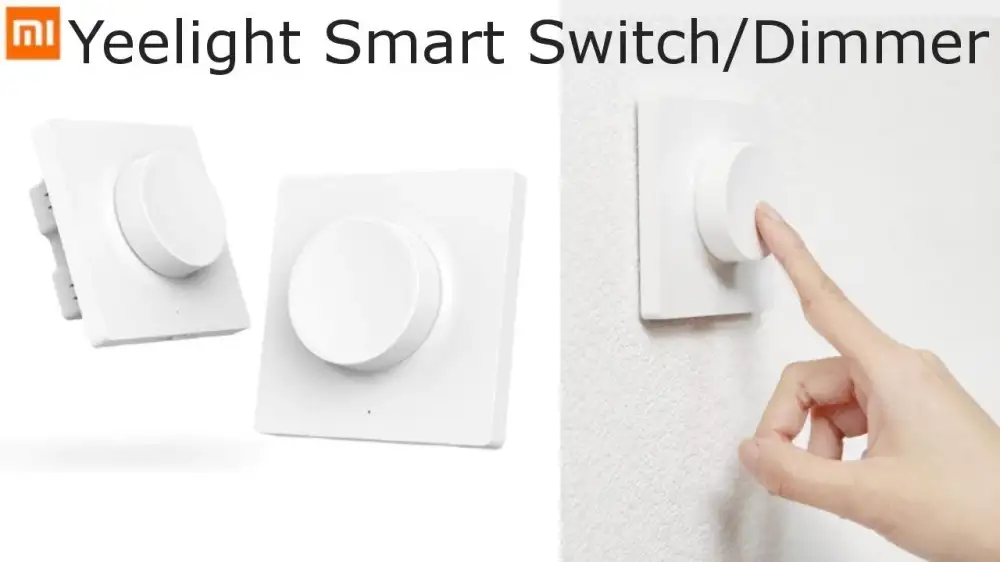 Xiaomi Yeelight Smart Dimmer Switch Wireless Wall Switch APP Light Remote Control for Yeelight Ceiling Light