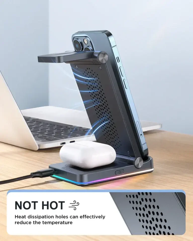 Joyroom JR-WQN01 15W 3 in 1 Foldable Wireless Charger
