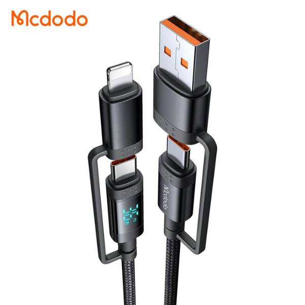 Mcdodo 4 in 1 Charging Cable with LED Watt Display (CA-199)