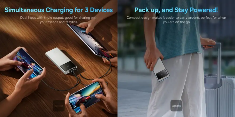 Baseus Star-Lord 10000mAh 22.5W Star-Lord Digital Display Fast Charge Power Bank