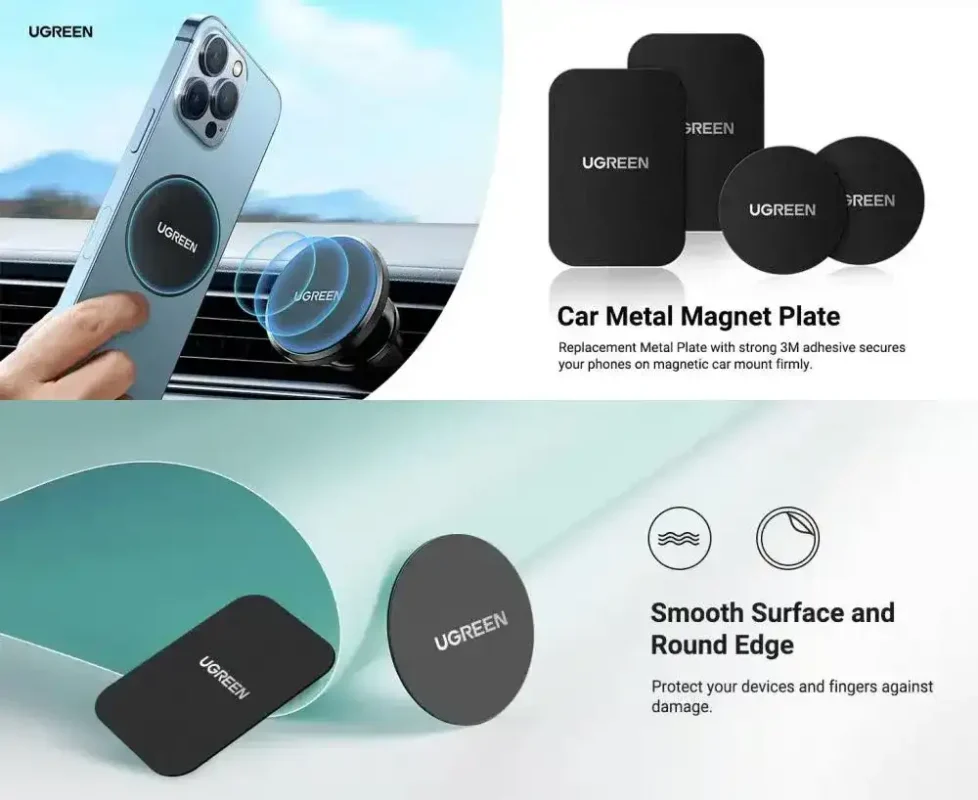 UGREEN LP123 (60410) Metal Plate Magnetic Phone Stand