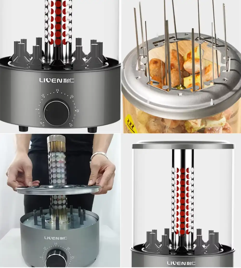 Xiaomi Liven KL-J121 Barbecue Kebab Machine Smokeless Automatic Skewer