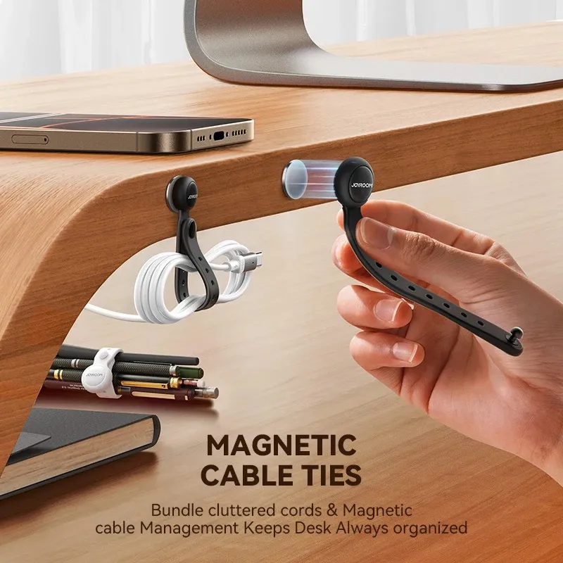 Joyroom 12/6PCS Magnetic Cable Management Ties Wire Organizer Cable Holder
