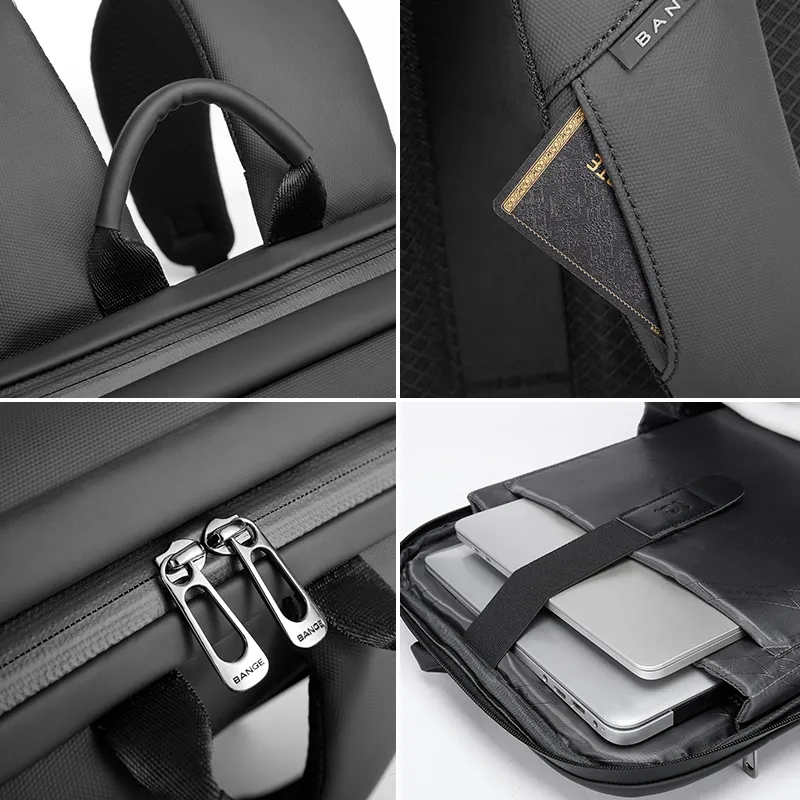 BANGE BG-2809 Backpack Business Student Large Capacity Computer Bag