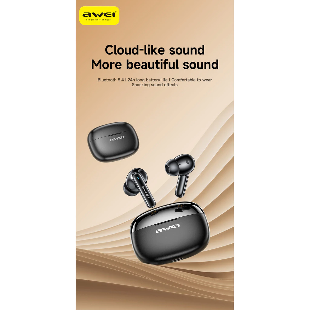 Awei T51 True Wireless Bluetooth Earphones