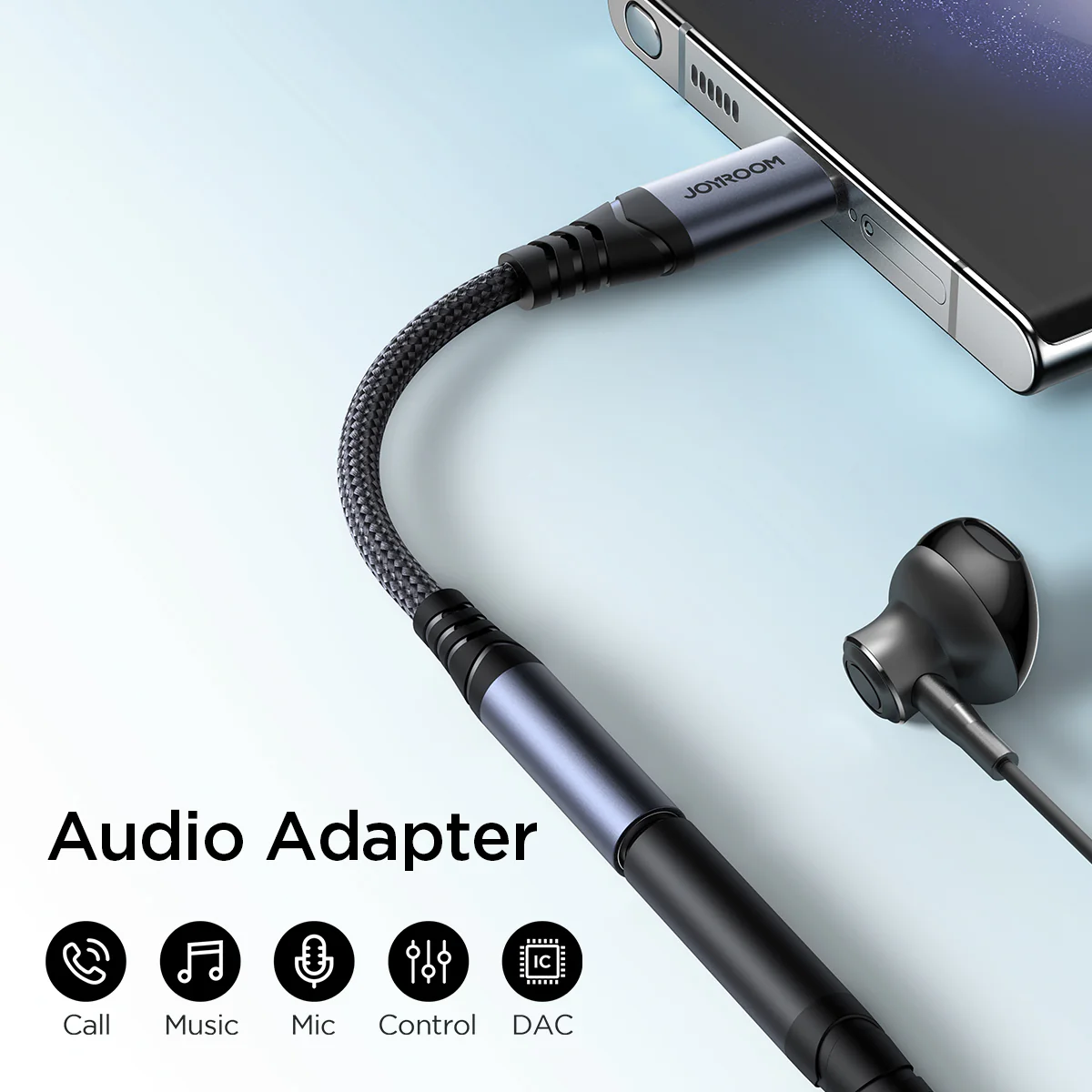Joyroom SY-C01 Type-C to 3.5mm Audio Adapter