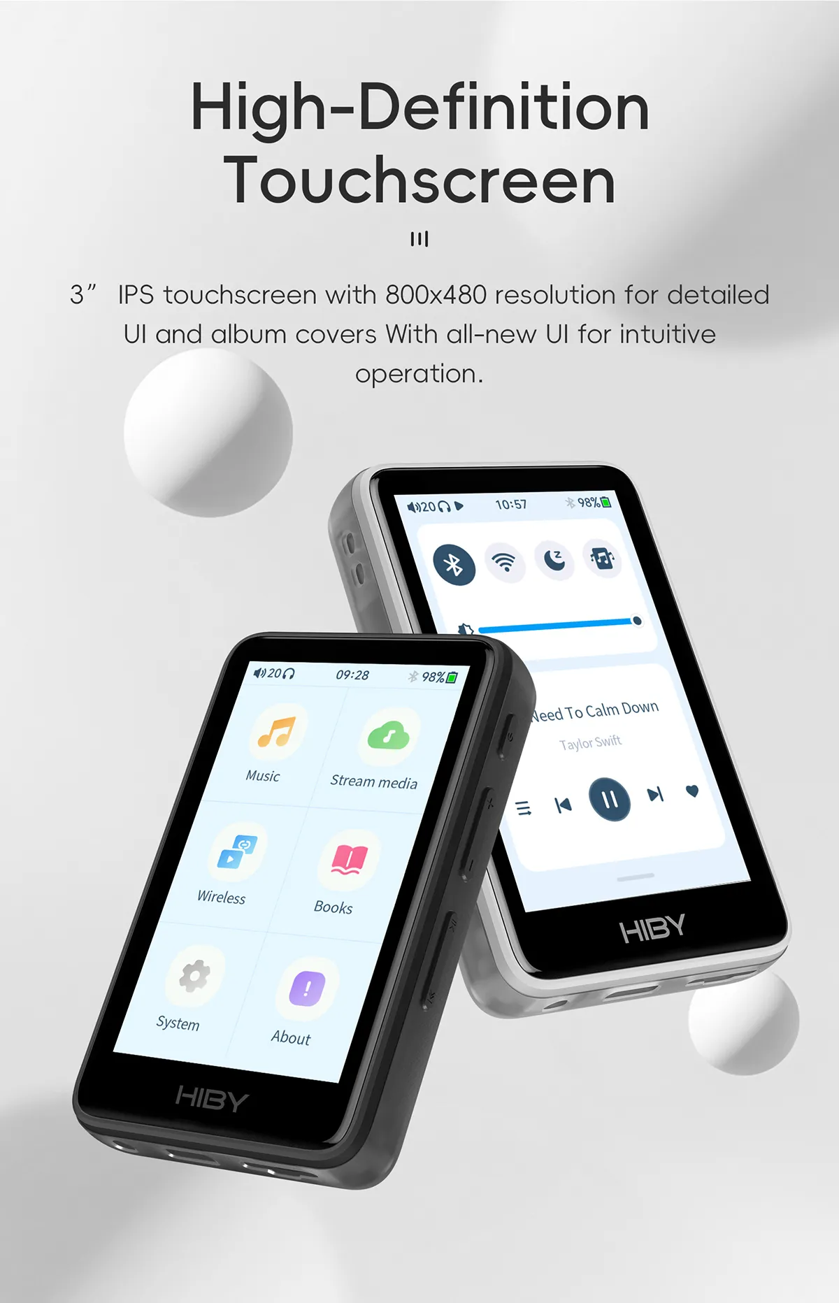 HiBy R1 CS43131 Bluetooth 5.1 Portable Music Player

