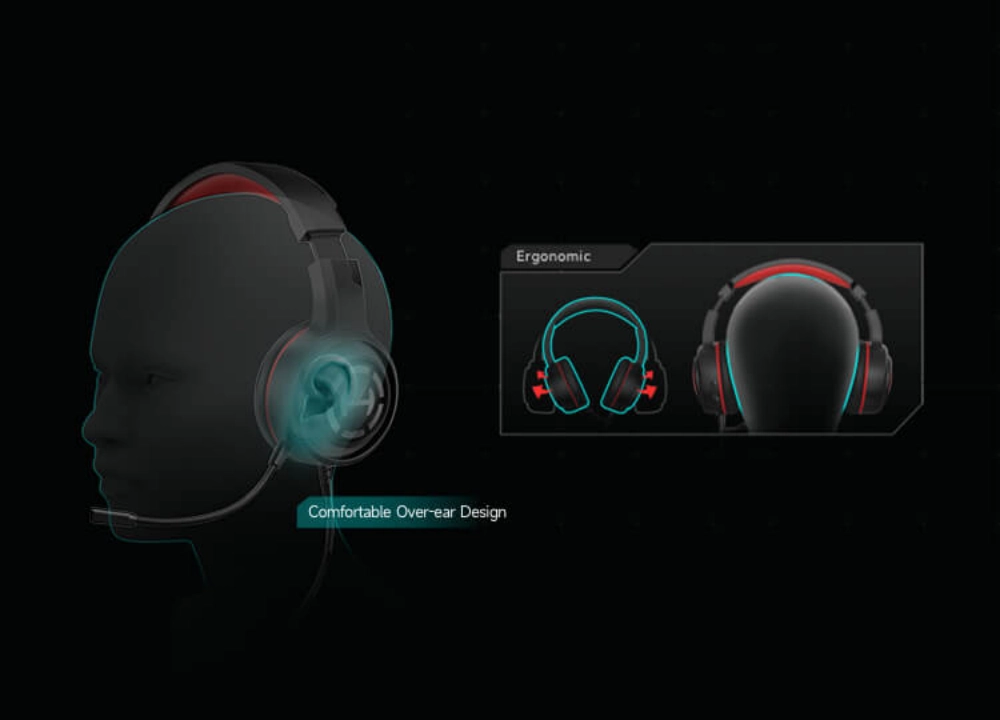 Edifier Hecate G20 7.1 Surround Sound Gaming Headset