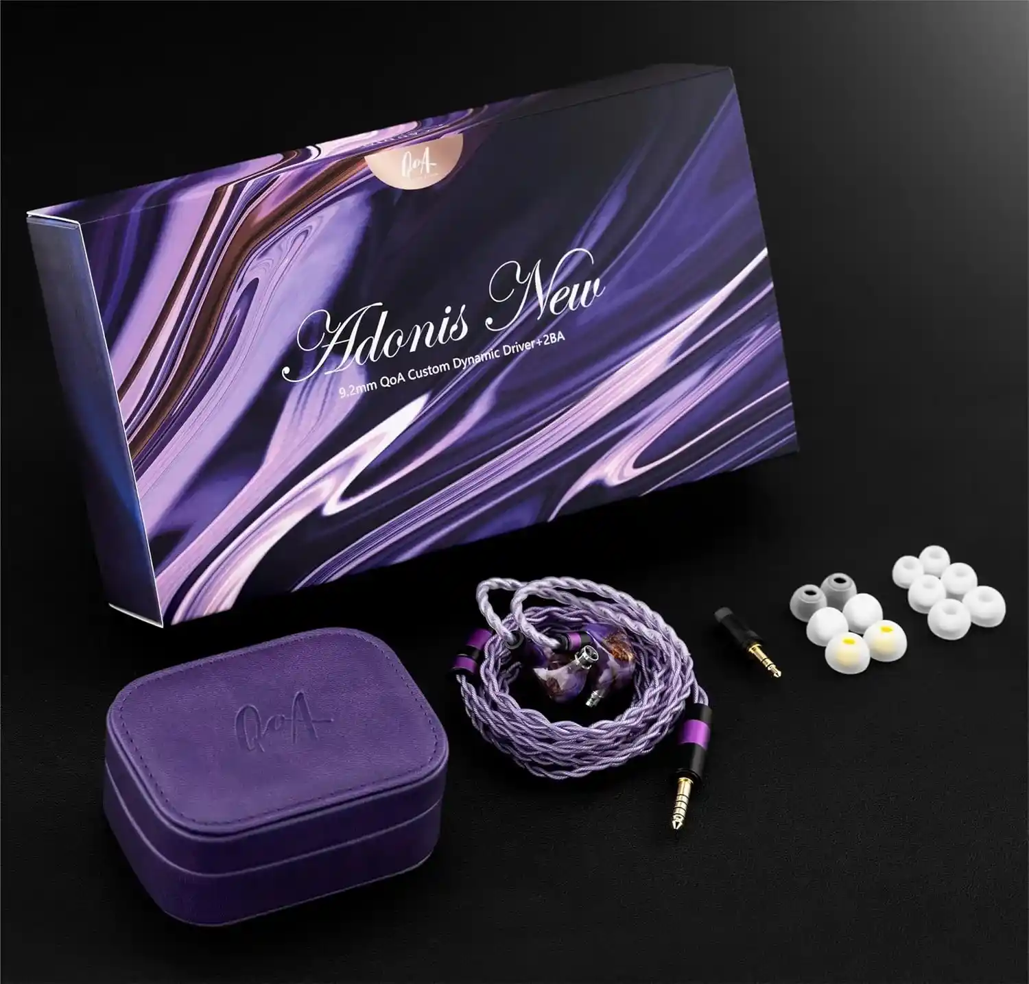 QoA Adonis 2 New 1DD+2BA Hybrid In Ear Earphones
