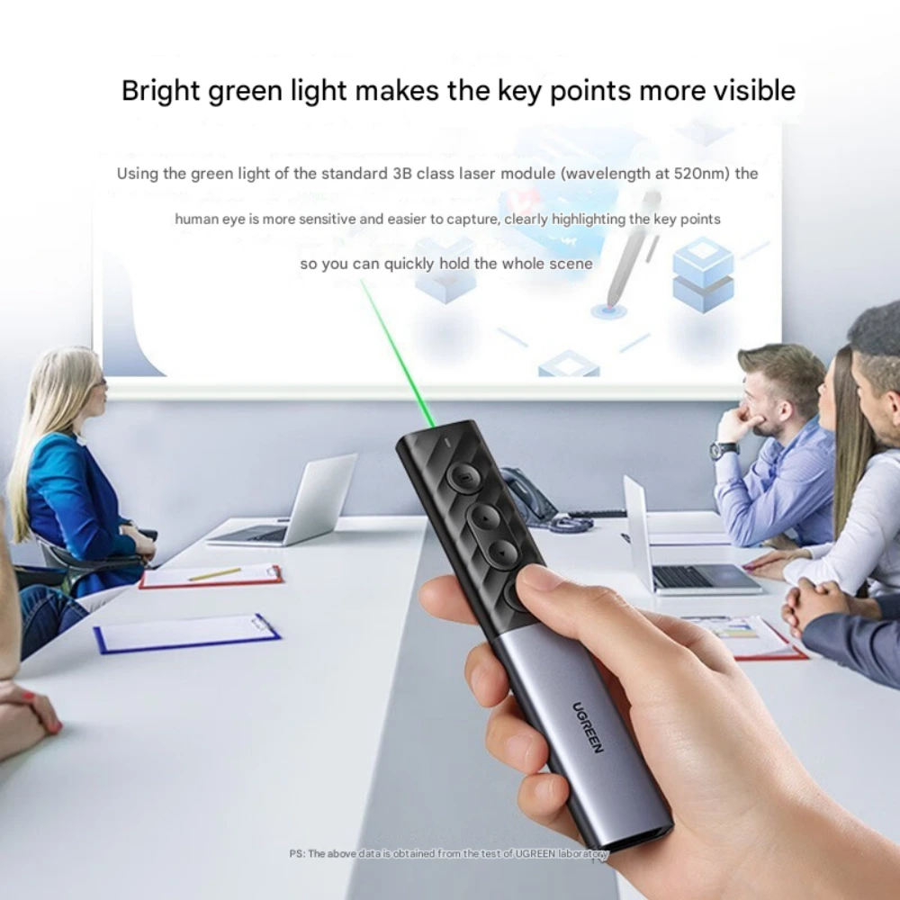 UGREEN Green Laser Wireless Rechargeable Pointer