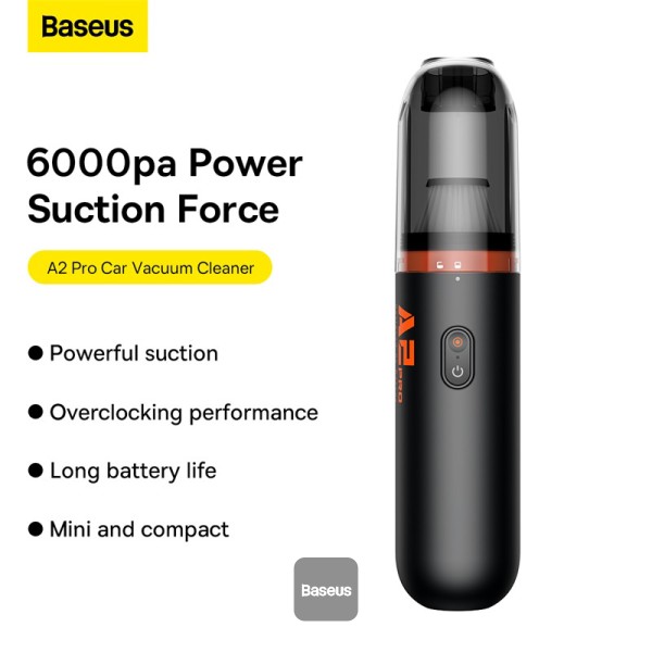 BASEUS A2 Pro 6000Pa Powerful Car Vacuum Cleaner