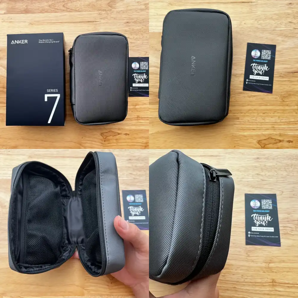 Anker A26A9 Shockproof Accessory Bag Multi-Purpose Travel Case for Cables, Gadgets & Tech Gear