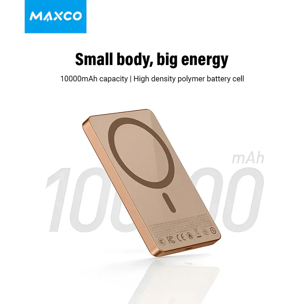 MAXCO MP39 10000mAh Legend 2 Magnetic Wireless Charging Power Bank