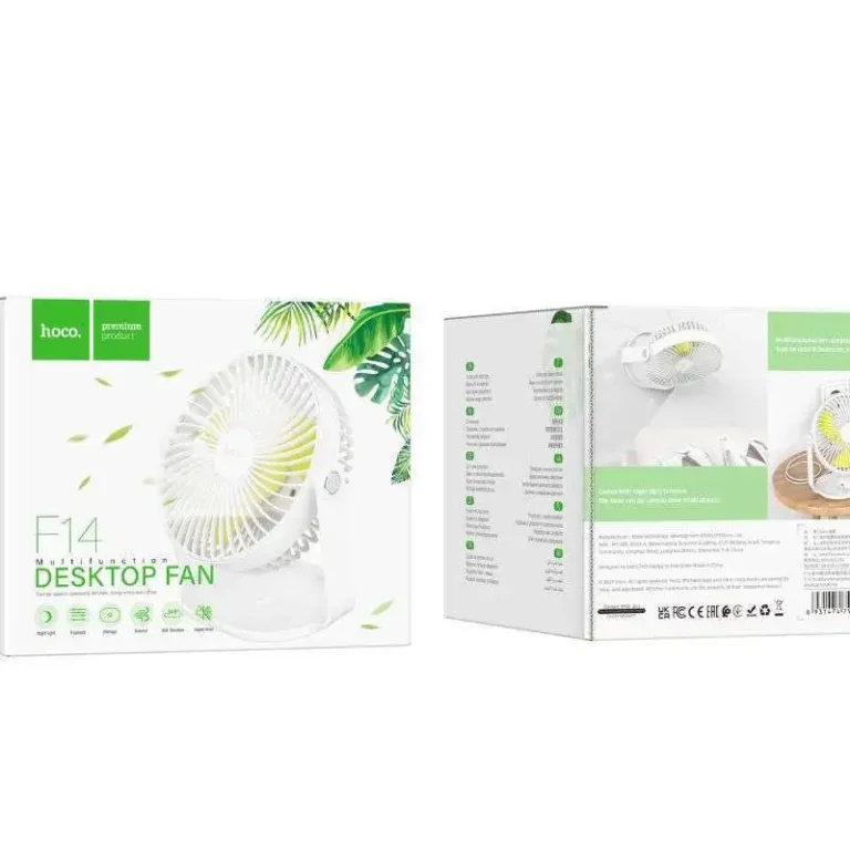 Hoco F14 Multifunctional Desktop Table Fan