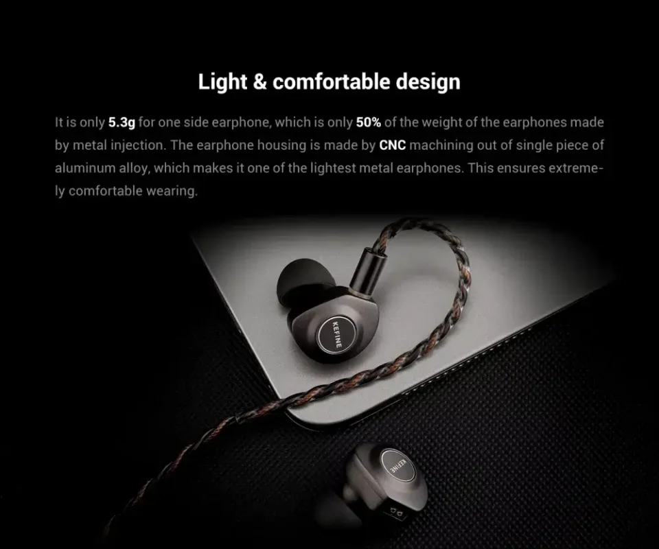 KEFINE Delci AE 10mm Driver In-Ear Earphone