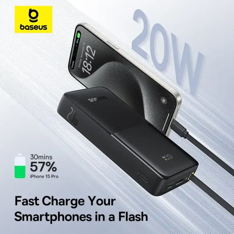 Baseus Power Bank 20W 10000mAh Bipow 2 With Type-c Cable