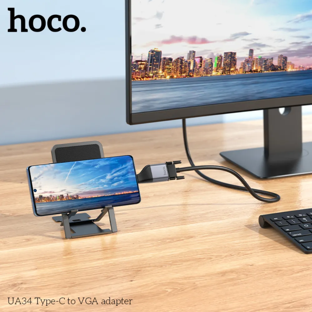 HOCO UA34 Type-C to VGA OTG Adapter