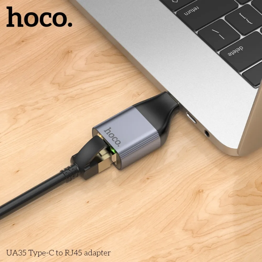 Hoco UA35 Type-C To RJ45 Adapter