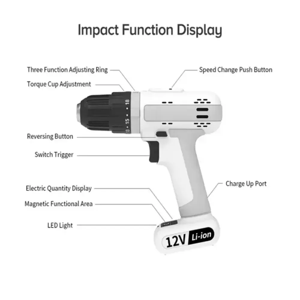 Xiaomi Marsworker 12V Rechargeable Drill Machine