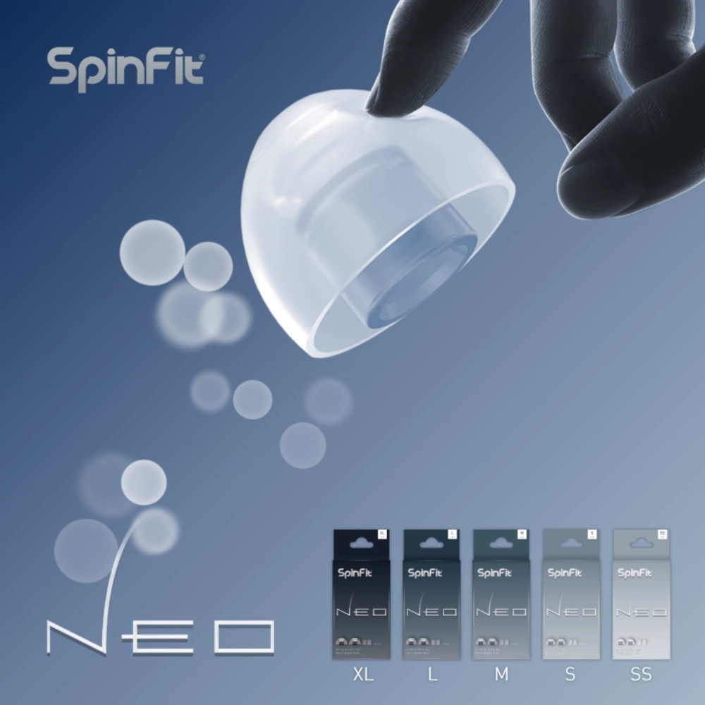 SpinFit NEO Silicone Patented Eartips