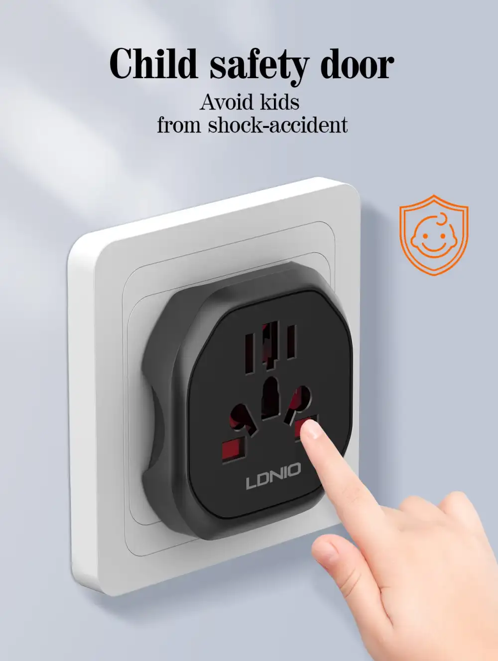 LDNIO Z7 Universal Adapter Conversion Socket