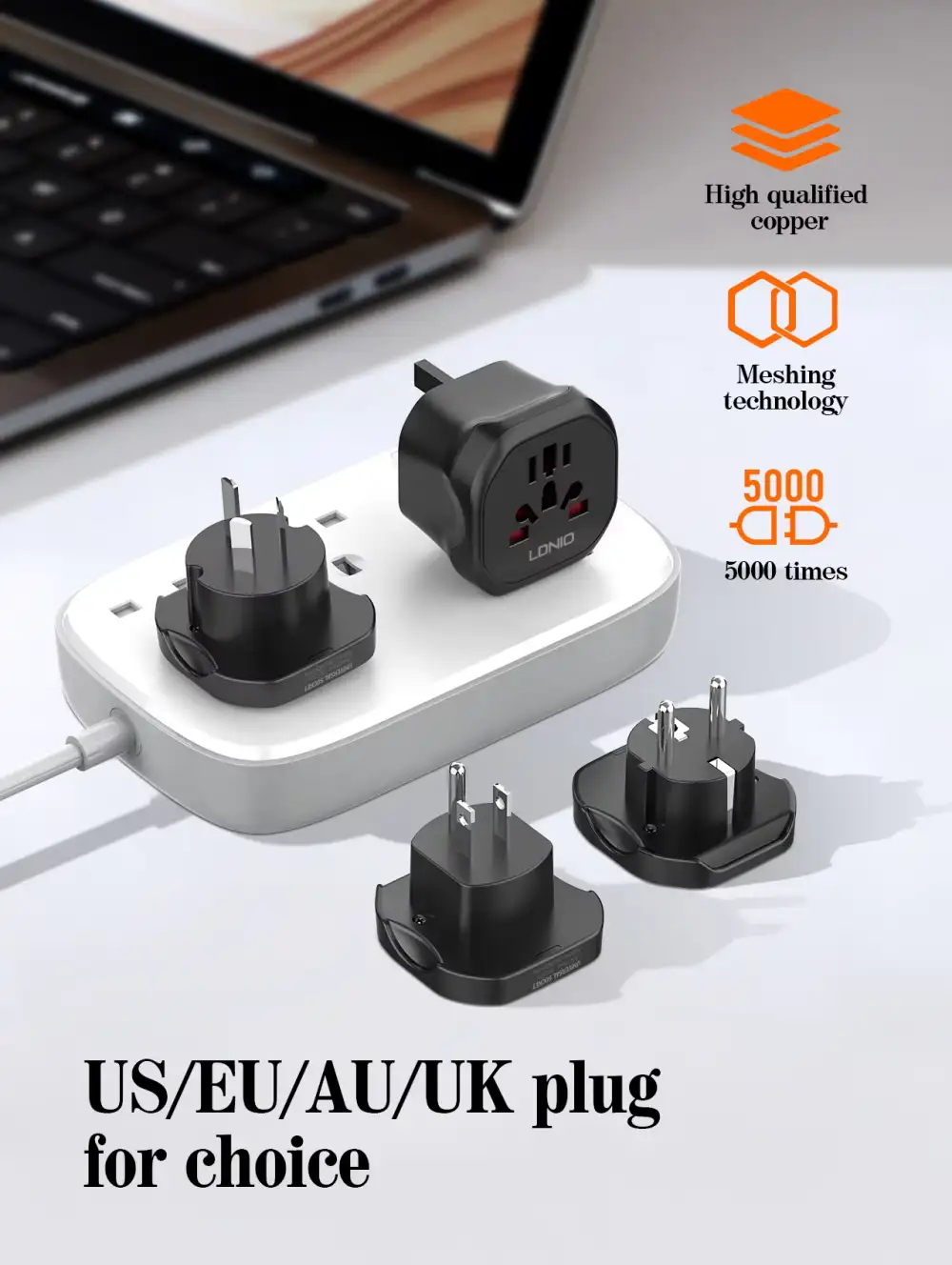 LDNIO Z7 Universal Adapter Conversion Socket