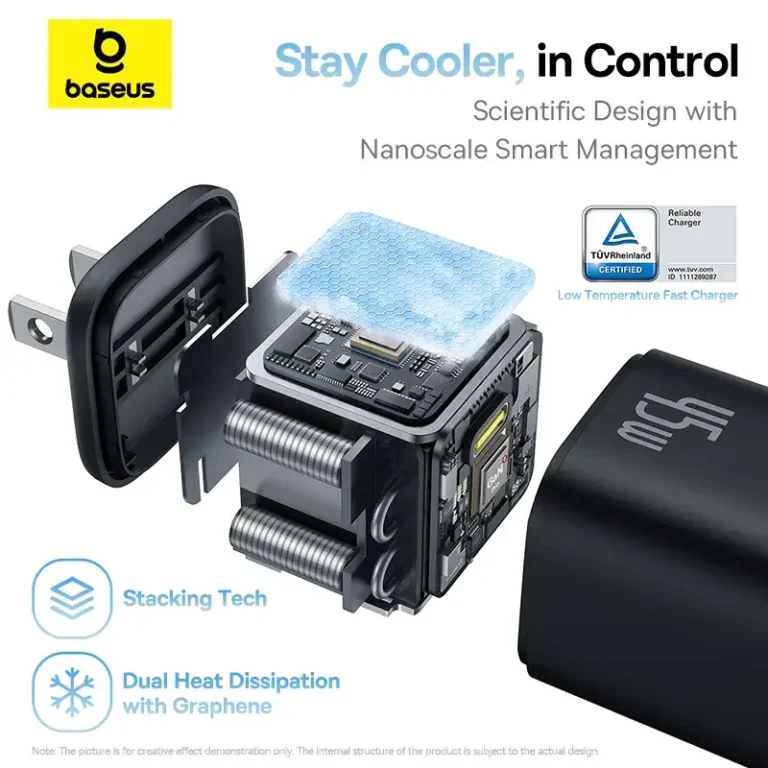 Baseus GaN6 Pro 45W PD Adapter US PIN