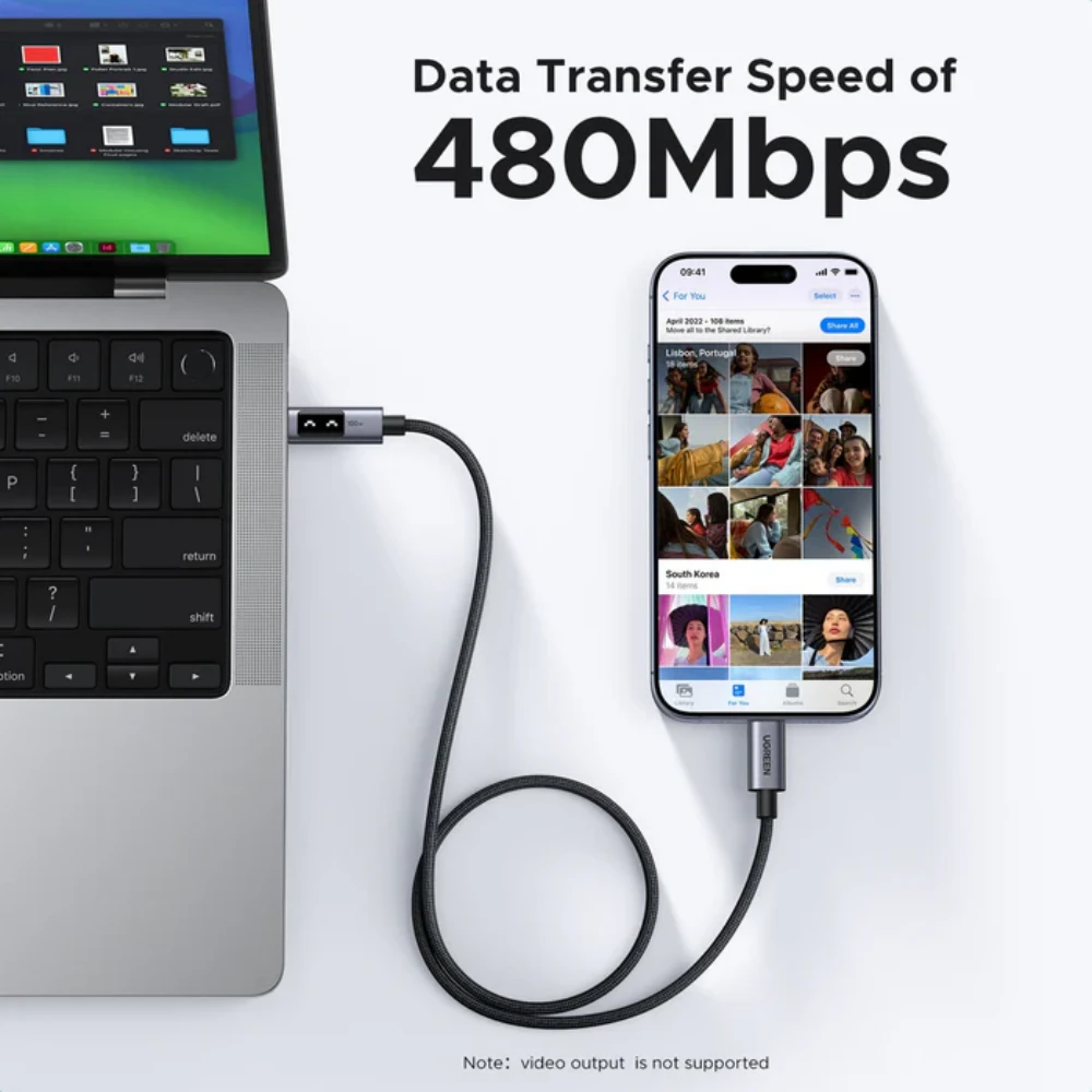 UGREEN L509 USB-C to USB-C PD Fast Charging Cable