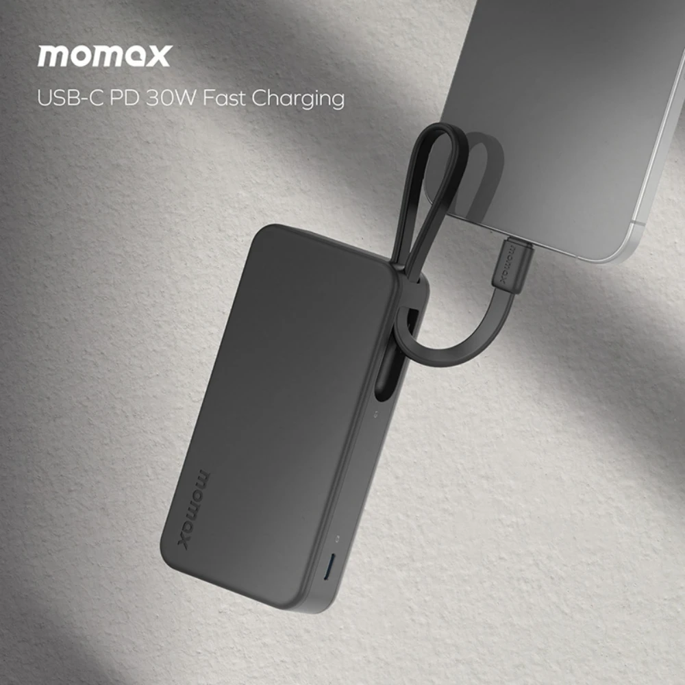 Momax IP138 10000mAh Battery Pack with Dual Cable