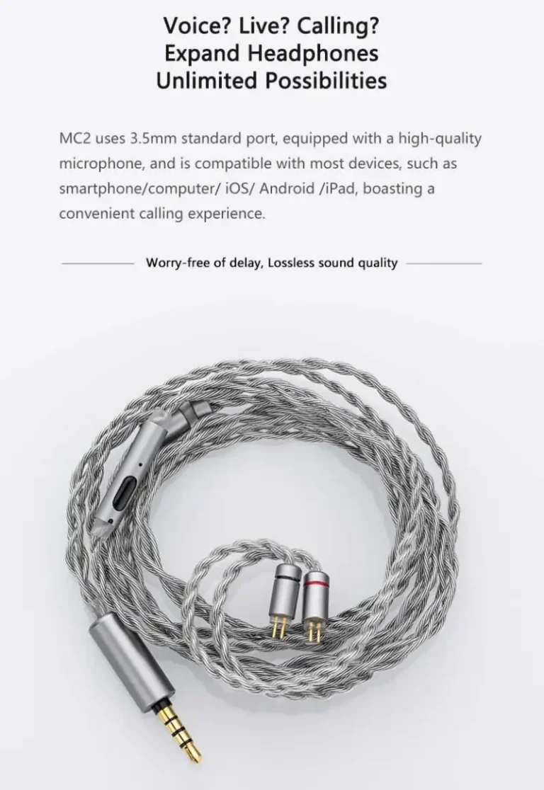 MOONDROP MC2 MIC Headphone Upgrade Cable