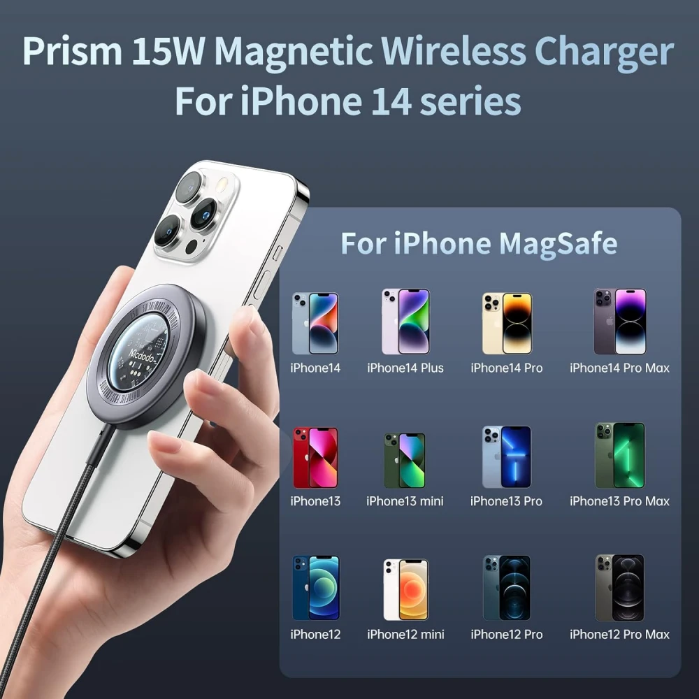 MCDODO CH233 MAGNETIC FAST WIRELESS CHARGER