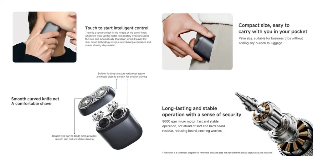 Xiaomi Launches Mijia Electric Shaver S200
